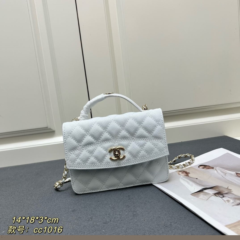 Ch*el top handle bags